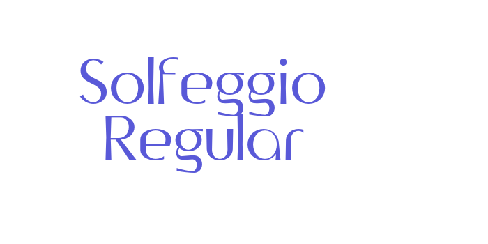 Solfeggio Regular Font Download