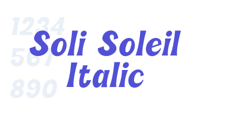 Soli Soleil Italic-font-download