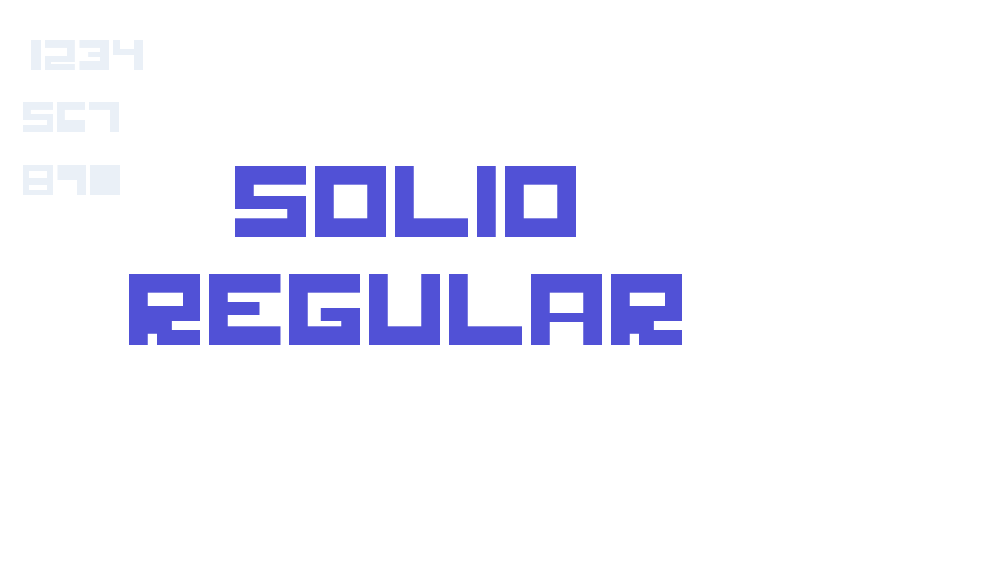 Solid Regular-font-download