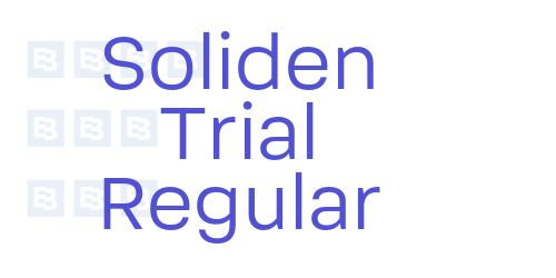 Soliden Trial Regular-font-download
