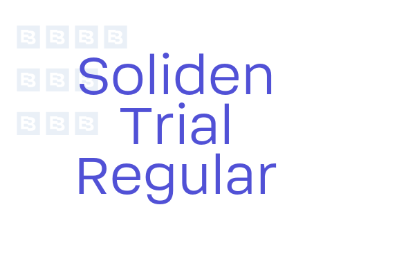 Soliden Trial Regular