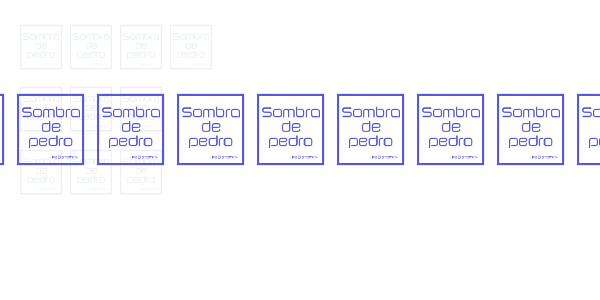 Sombras-Jed@ font