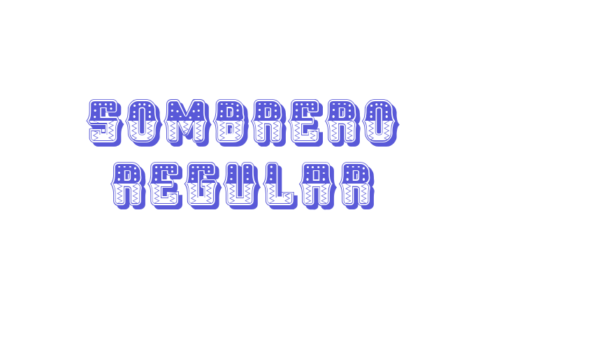 Sombrero Regular Font Download