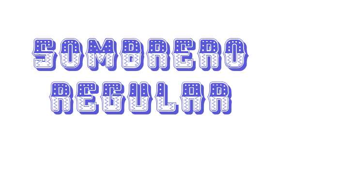 Sombrero Regular Font