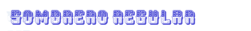 Sombrero Regular font