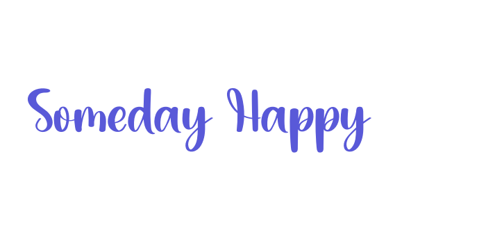 Someday Happy Font Download