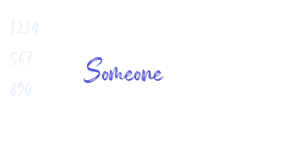 Someone font