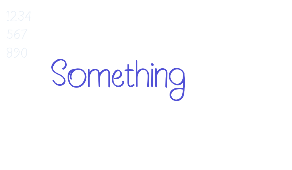 Something-font-download