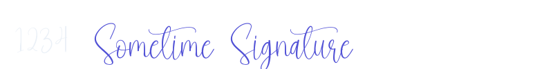 Sometime Signature