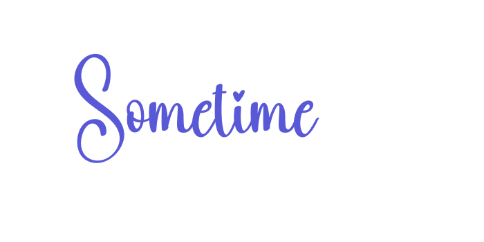 Sometime Font Download