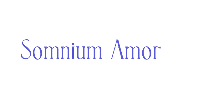 Somnium Amor Font Download