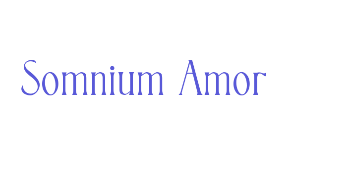 Somnium Amor Font