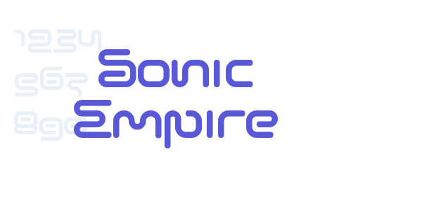 Sonic Empire font free