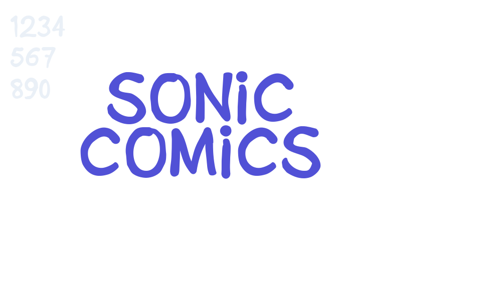 Sonic Comics-font-download