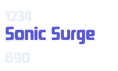 Sonic Surge Font Download