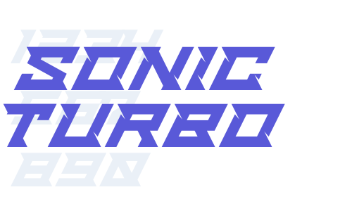 Sonic Turbo Font Download