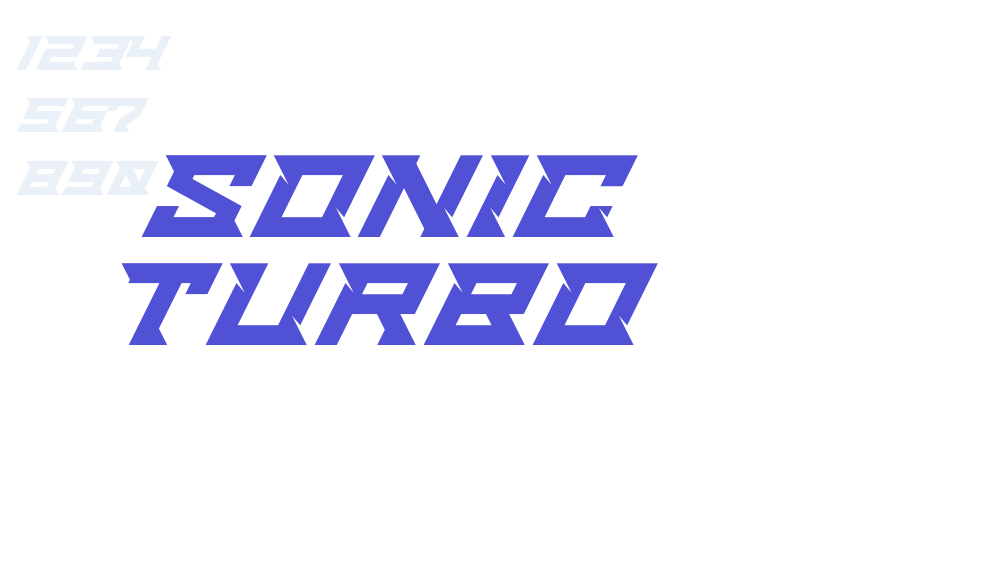 Sonic Turbo-font-download