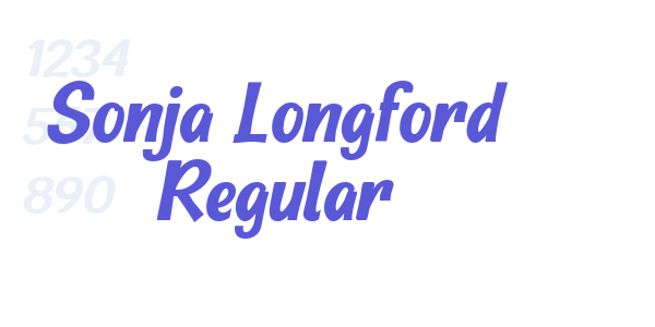 Sonja Longford Regular font