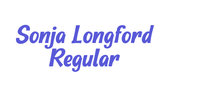 Sonja Longford Regular Font Download