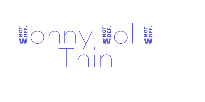 Sonny Vol 2 Thin Font Download