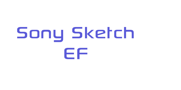 Sony Sketch EF Font Download