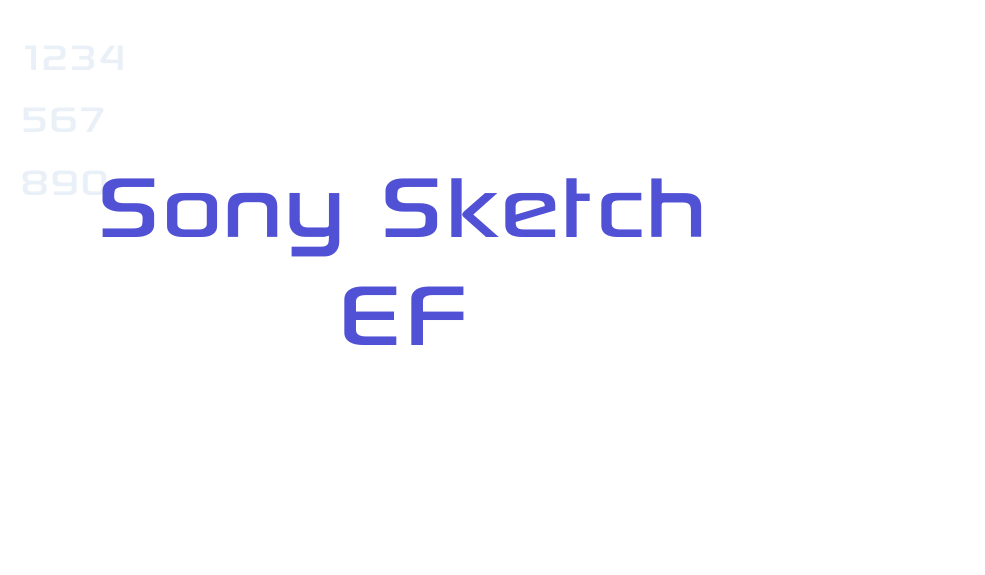 Sony Sketch EF-font-download