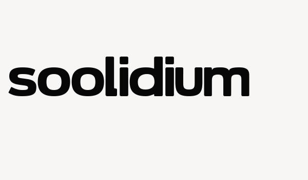 Soolidium Font