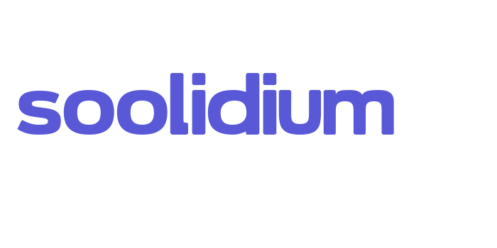 Soolidium Font Download