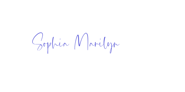 Sophia Marilyn Font Download