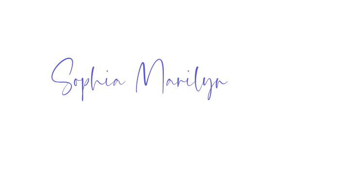 Sophia Marilyn Font