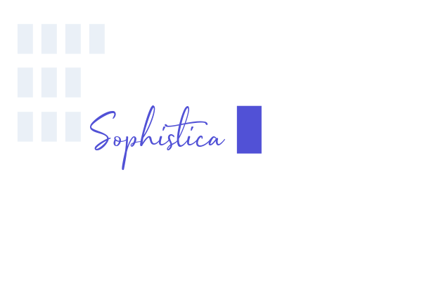 Sophistica 1 Font Download