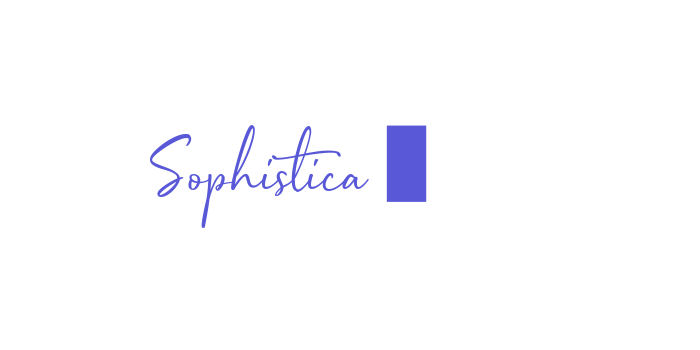 Sophistica 1 Font Download