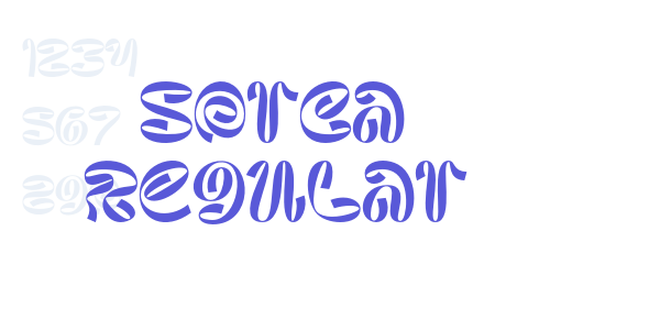 Sorca Regular font free