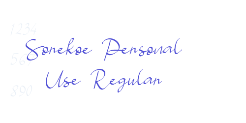 Sorekoe Personal Use Regular-font-download