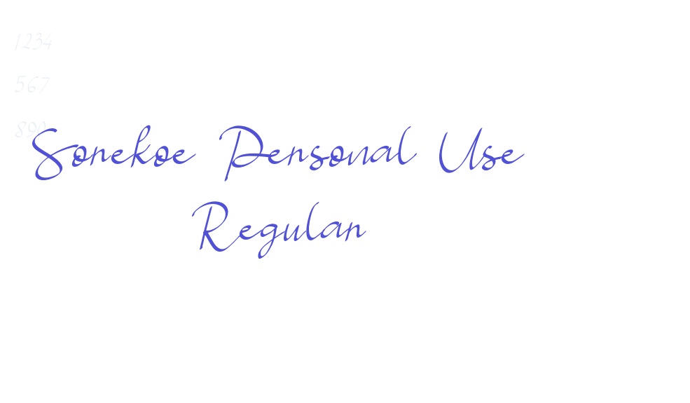 Sorekoe Personal Use Regular-font-download