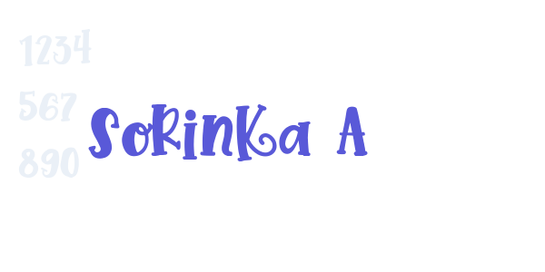 Sorinka A font free