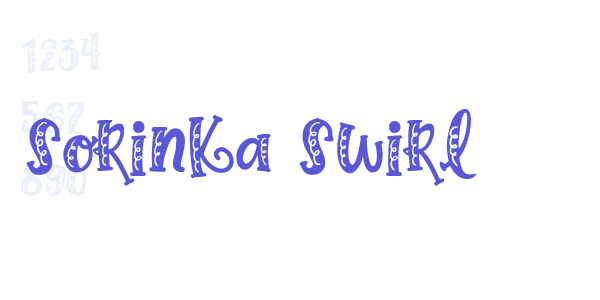 Sorinka Swirl font free