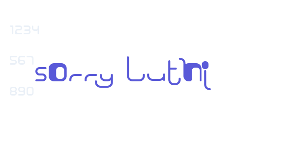 Sorry Luthi font free