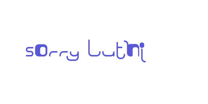 Sorry Luthi Font Download