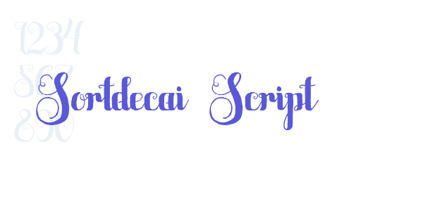 Sortdecai Script font free