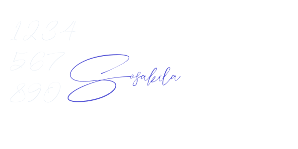 Sosakila font free