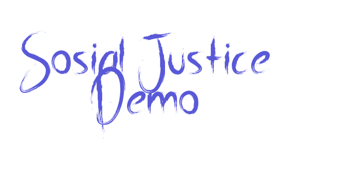 Sosial Justice Demo Font Download