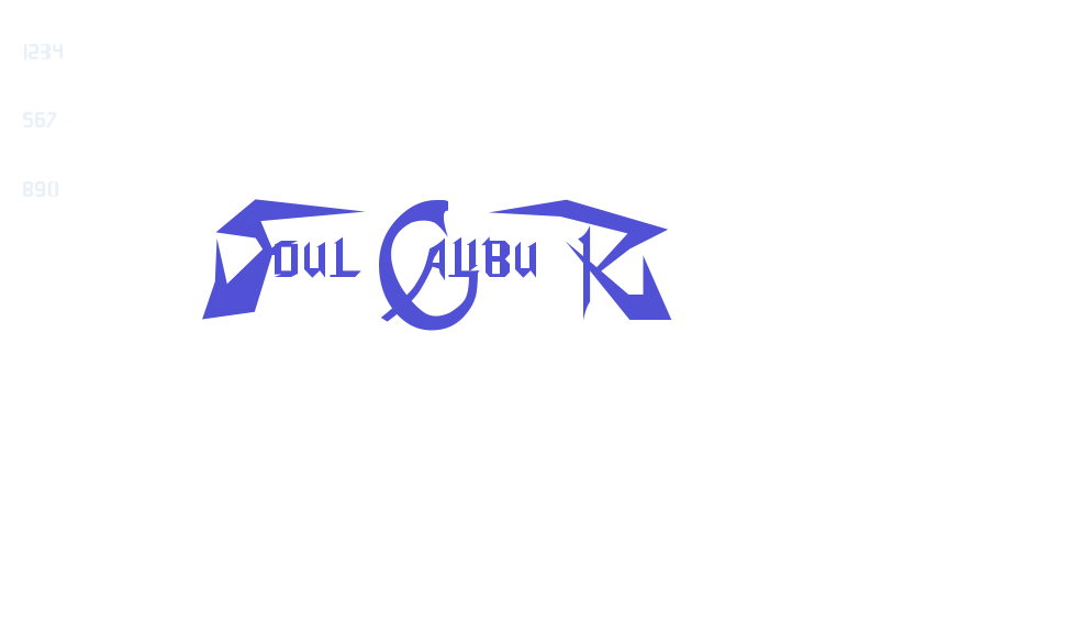 Soul Calibu R-font-download