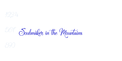 Soulmaker in the Mountains-font-download