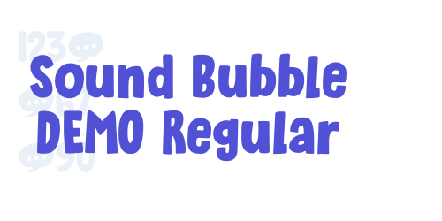 Sound Bubble DEMO Regular-font-download