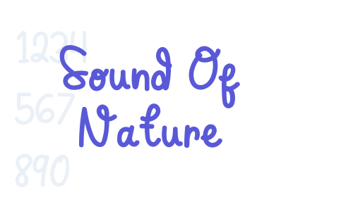 Sound Of Nature Font