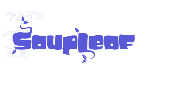 SoupLeaf font free