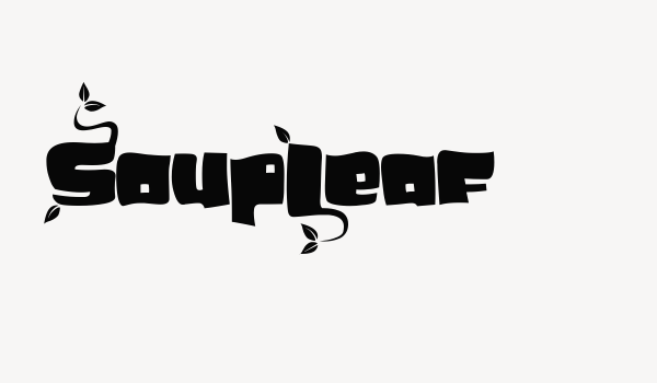 SoupLeaf Font