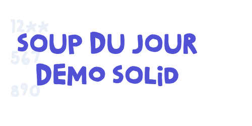 Soup Du Jour DEMO Solid-font-download