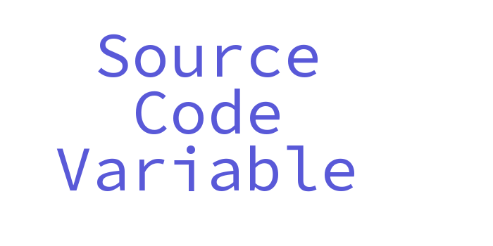 Source Code Variable Font Download